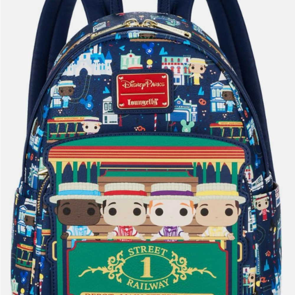 Loungefly Disney Parks Street Railway Backpack - Multicolor